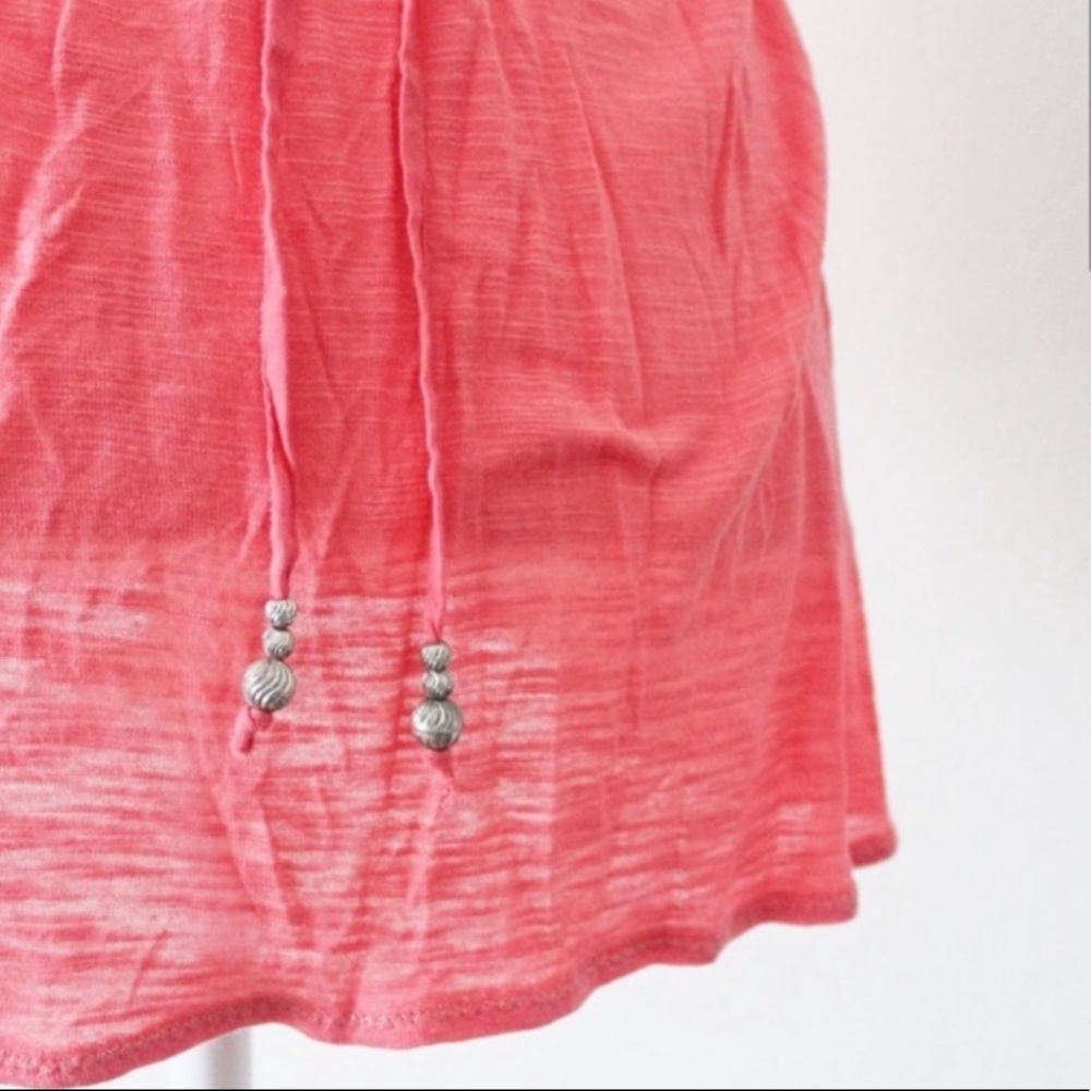 RELISTED 🎉 HP🎉NWT Free People Lace Embroidered Tie Waist L574 - Picture 2 of 7